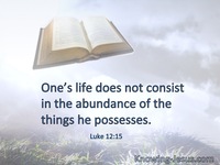 Luke 12:15